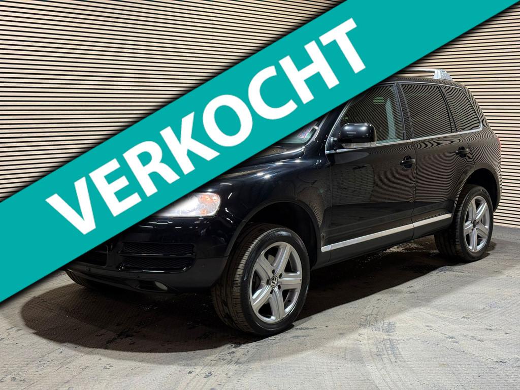 Volkswagen Touareg 4.2 V8 | Leder | Dakje | Automaat | Stoel, Auto's, Automaat, Gebruikt, Zwart, Leder