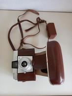 Vintage Agfa Isoly 100 camera met lederen tasje, Ophalen of Verzenden, Gebruikt, Compact, Overige Merken
