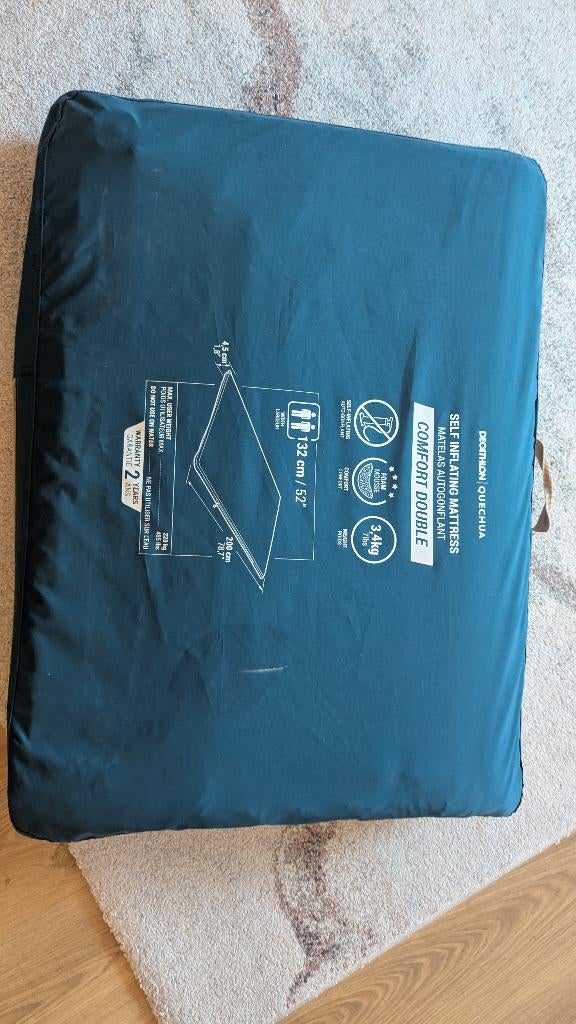 Zelfopblaas 2-Persoons Slaapmat– Comfort Double, Ophalen, Zo goed als nieuw, 2-persoons