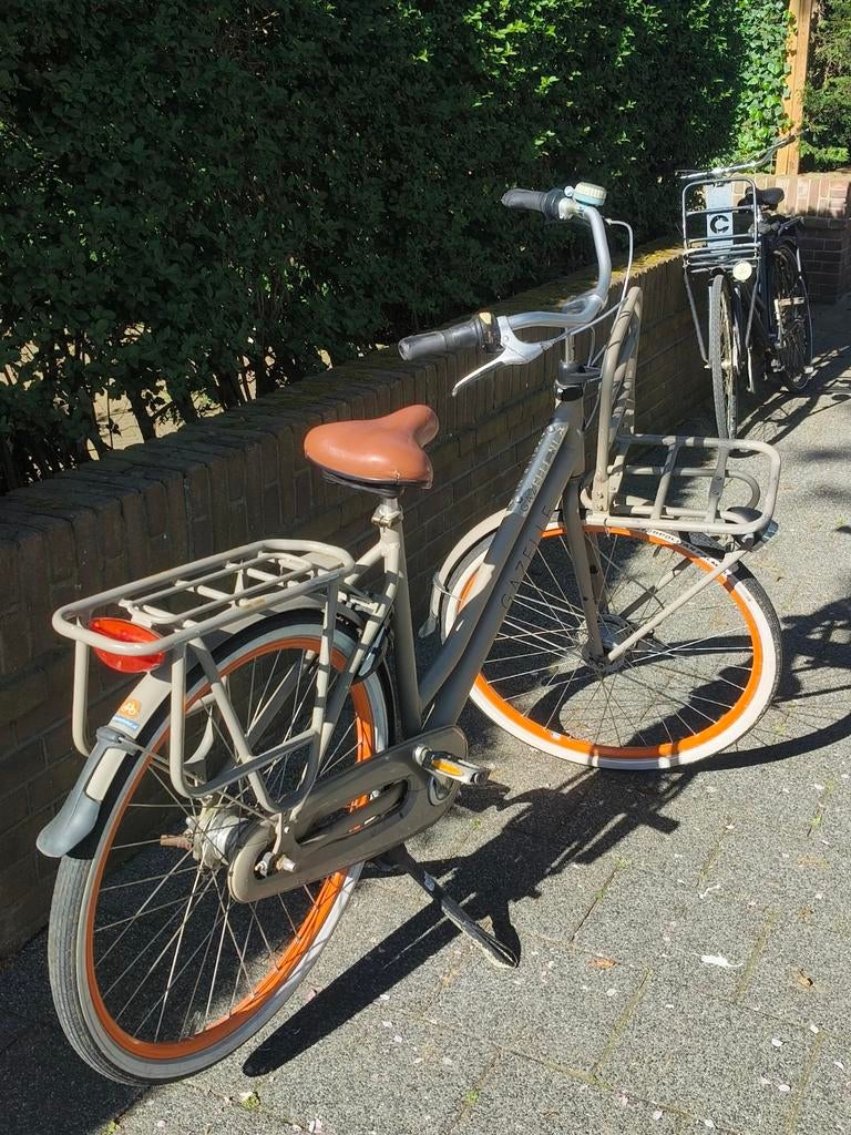 Gazelle fiets met voordrager en bagagedrager, Versnellingen, Ophalen of Verzenden, Gazelle, Trommelrem