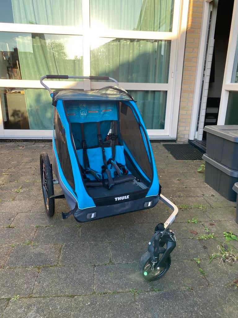 Thule Coaster XT fietskar voor kinderen/huisdieren - ZGAN, Ophalen, Zo goed als nieuw, Kinderkar