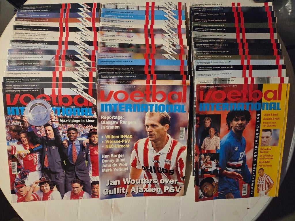 Voetbal International complete jaargangen 1992 - 2021, Ophalen of Verzenden, Gebruikt, Overige binnenlandse clubs, Boek of Tijdschrift