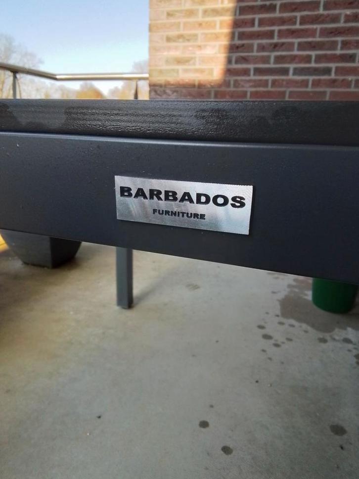 Tuintafel Barbados 100 x 100 cm, Tuin en Terras, Tuintafels, Zo goed als nieuw, Vierkant, Overige materialen, Ophalen