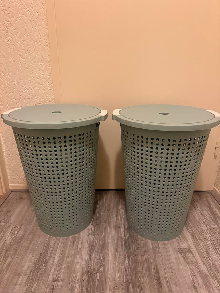 Mintgroene wasmanden - Bellatio Design, Ophalen, Gebruikt, Groen, Overige typen