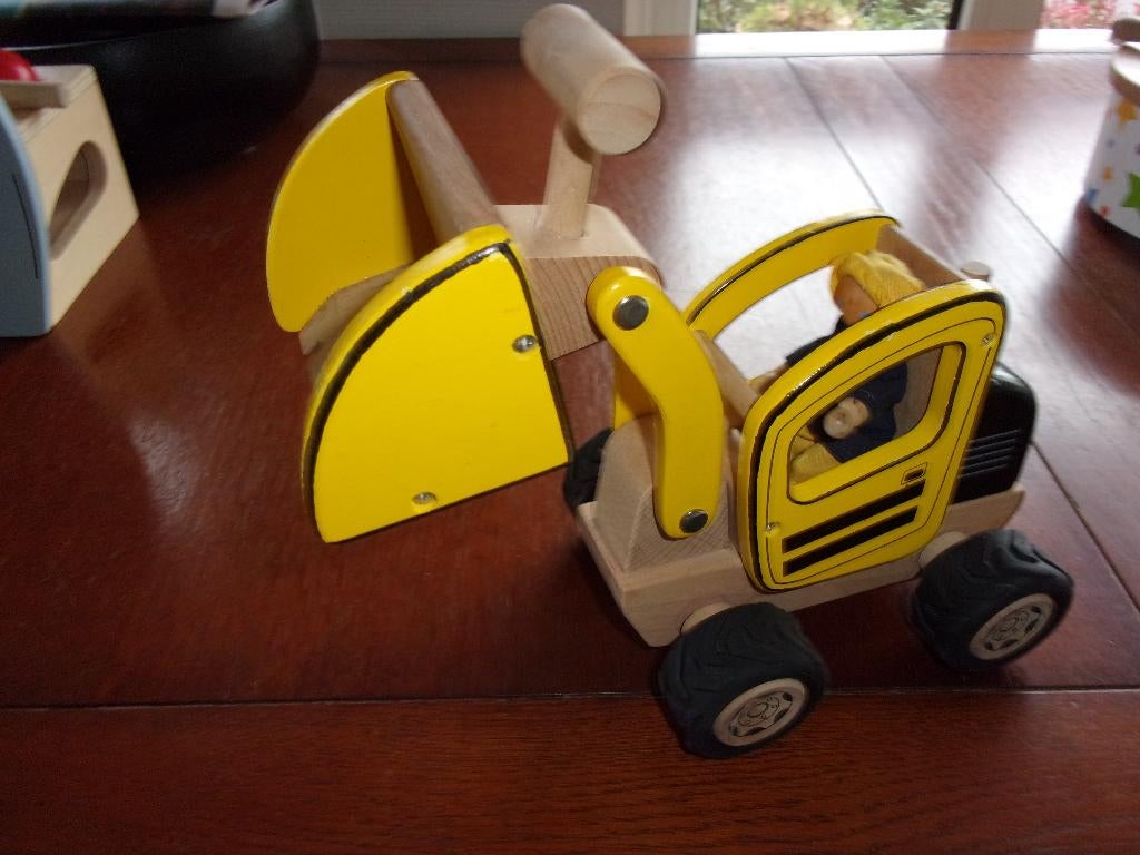 Houten SHOVEL + MANNETJE, als nieuw, Ophalen of Verzenden, Zo goed als nieuw, Overige typen