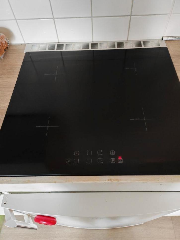 Inventum inbouw inductie kookplaat, Witgoed en Apparatuur, Kookplaten, Gebruikt, Inbouw, Inductie, 4 kookzones, Ophalen