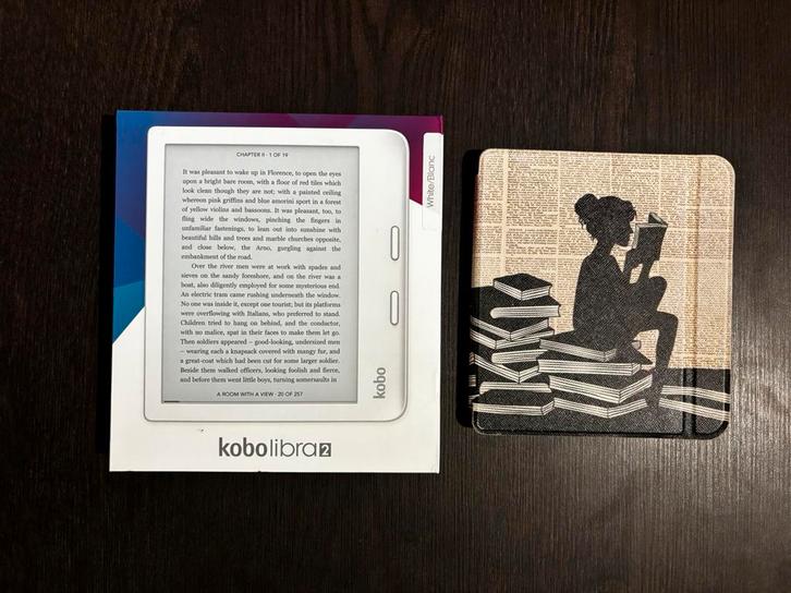 Kobo Libra 2 + Sleepcase, Computers en Software, E-readers, Zo goed als nieuw, Ophalen of Verzenden