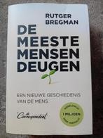 Rutger bregman de meeste mensen deugen, Boeken, Ophalen, Zo goed als nieuw, Sociale psychologie, Rutger bregman