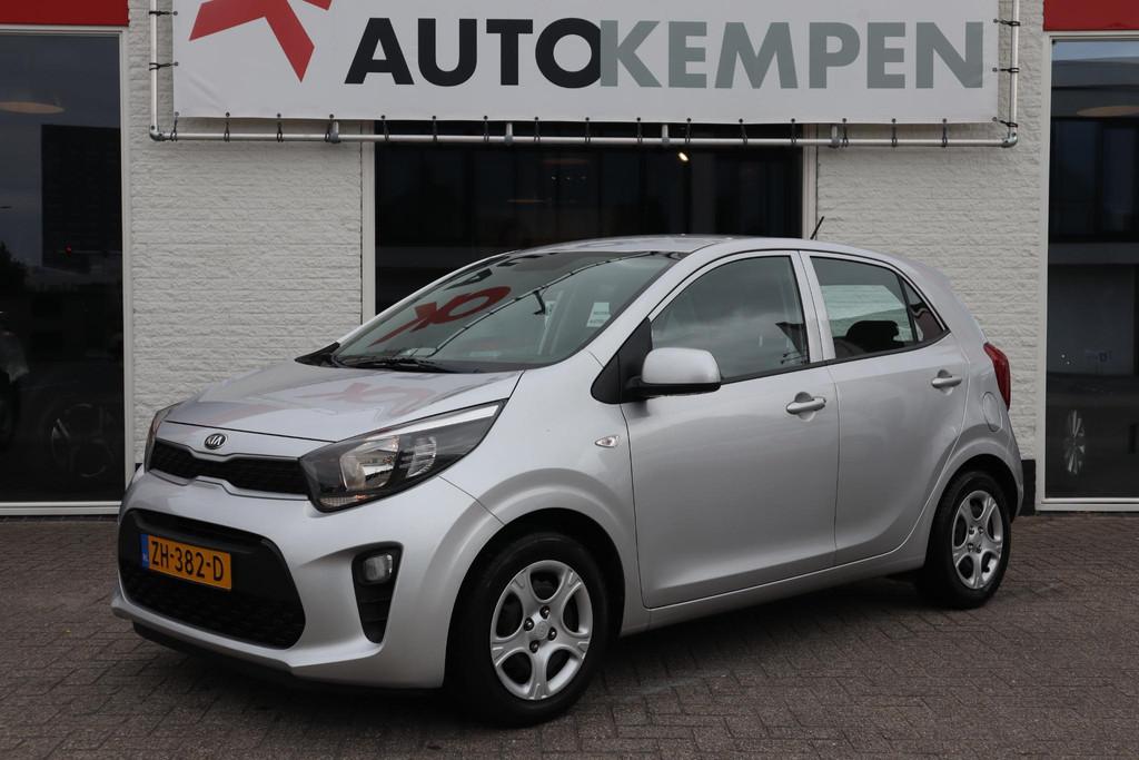 Kia Picanto 1.0 CVVT EconomyPlusLine AIRCO|BLUETOOTH|MOOIE A, Auto's, Kia, Voorwielaandrijving, Stof, Gebruikt, Euro 6