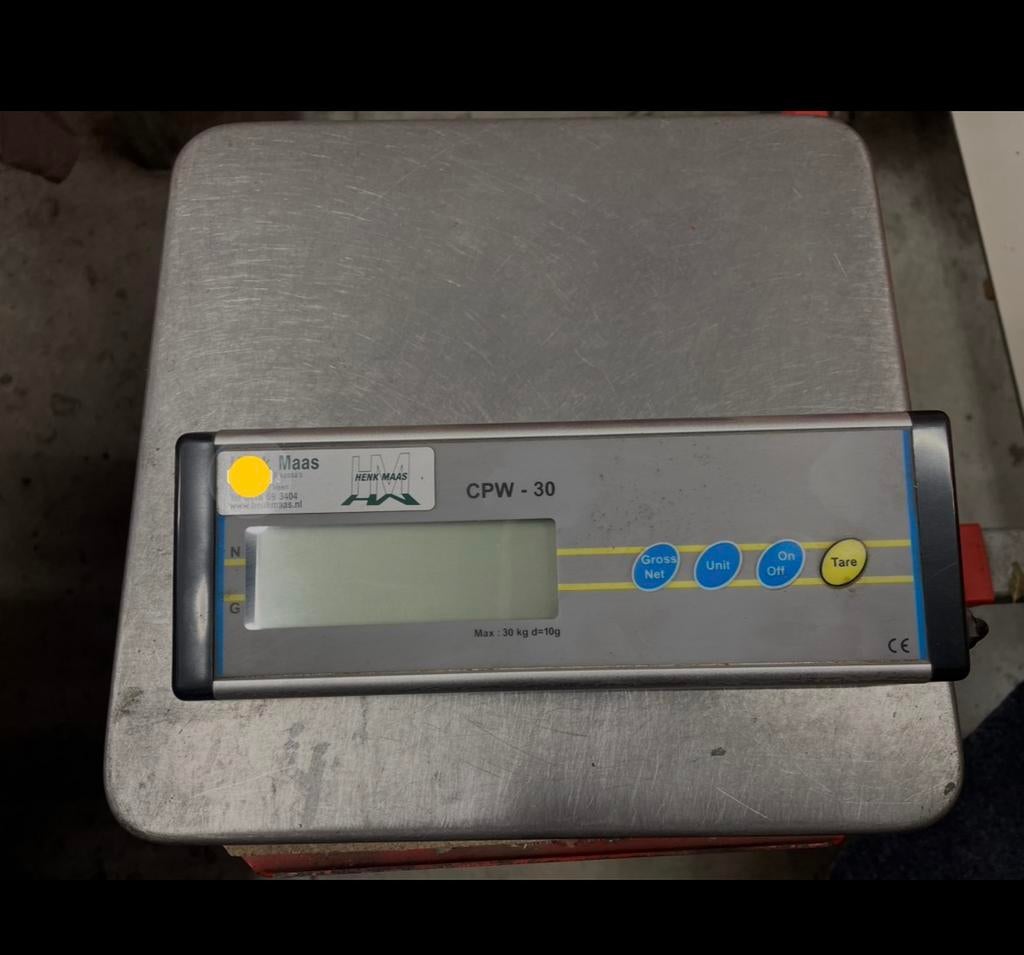 Digitale weegschaal 30 kg, Ophalen, Zo goed als nieuw, 10 tot 50 kg