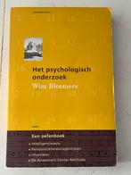 Het psychologisch onderzoek - Wim Bloemers, Boeken, Ophalen of Verzenden, Gelezen, Overige onderwerpen