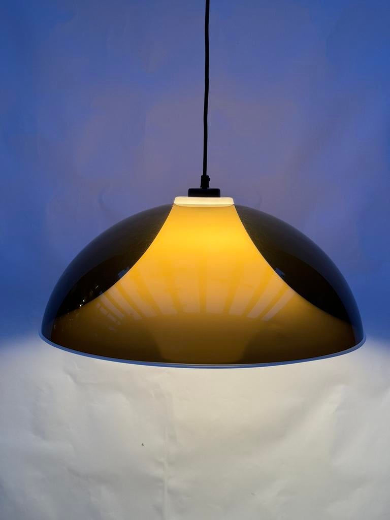 Vintage Artimeta Elio Martinelli Hanglamp, Mid Century, Kunststof, Space Age Mid Century, Ophalen of Verzenden, Zo goed als nieuw