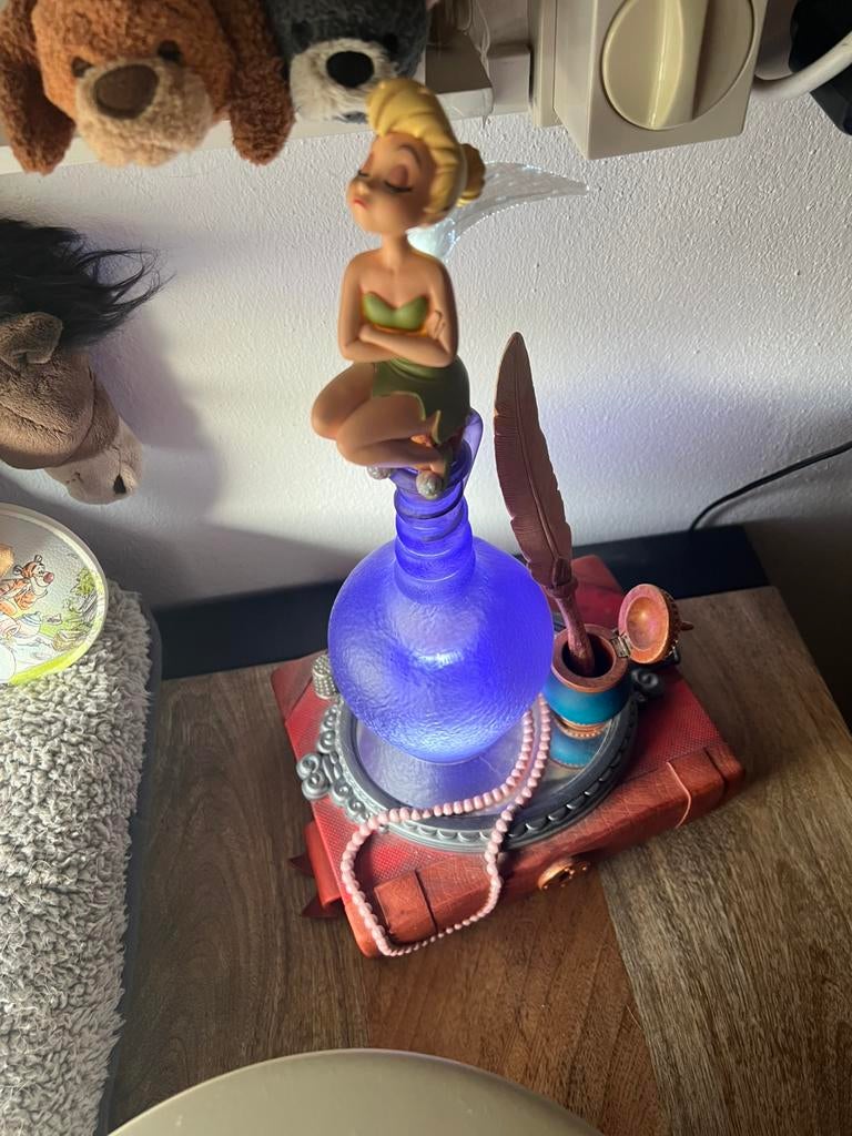 disneystore tinkerbell beeld met licht, Ophalen, Overige figuren, Zo goed als nieuw, Beeldje of Figuurtje