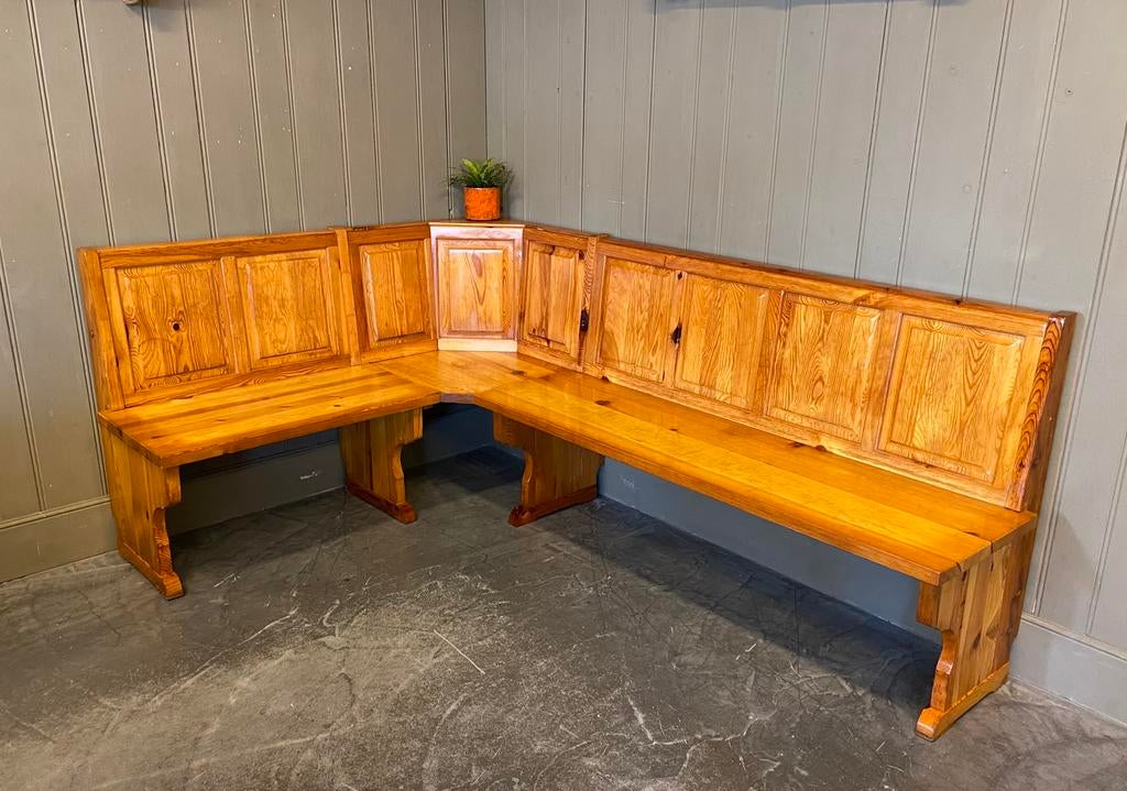 Duitse eethoek oostenrijkse bank massief eiken  eetbank, Ophalen, Hoekbank, Nvt, Nvt