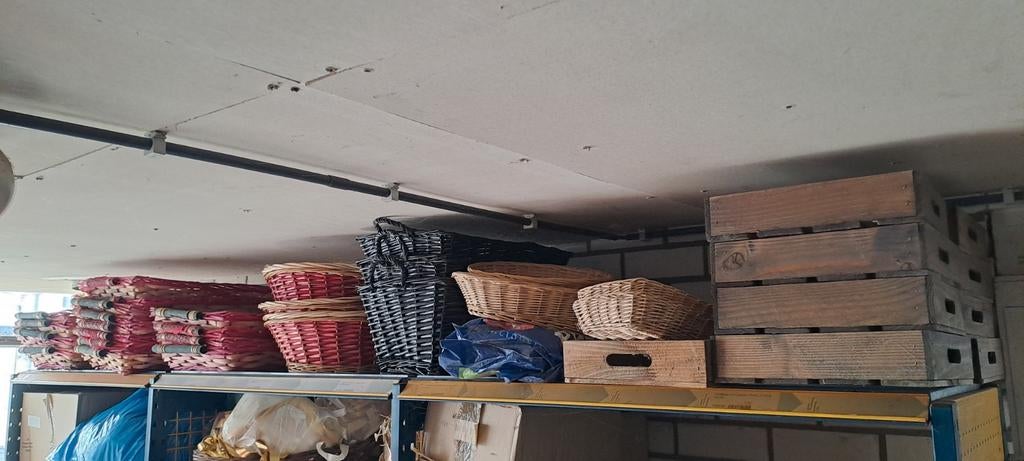 Diverse manden, rieten manden, fruitschaal kratjes dienblad, Huis en Inrichting, Ophalen, Zo goed als nieuw, Rond, Riet