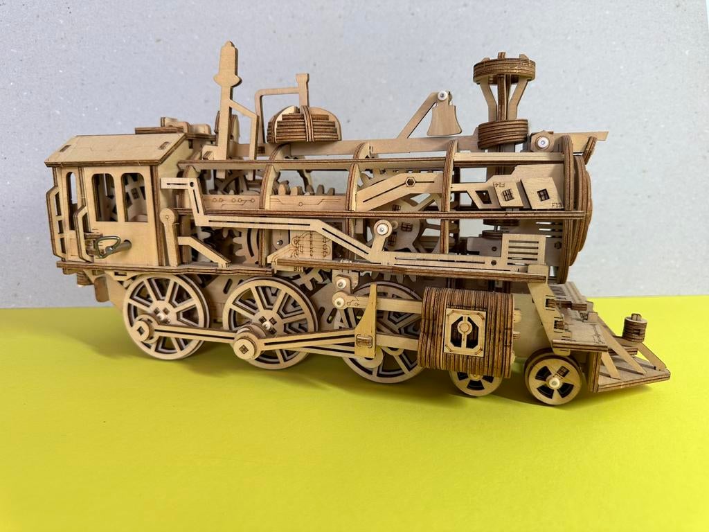 ROKR Locomotief houten trein, Overige merken, Auto, Groter dan 1:32, Ophalen of Verzenden