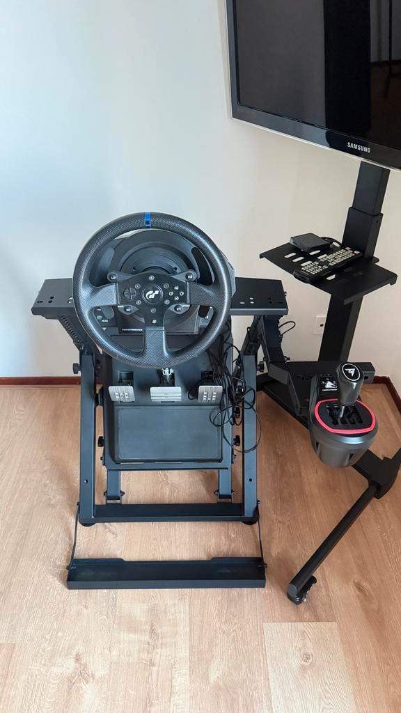 Thrustmaster T300RS GT + TH8S Shifter + Next Level Racing, Spelcomputers en Games, Games | Overige, Gebruikt, Racen en Vliegen
