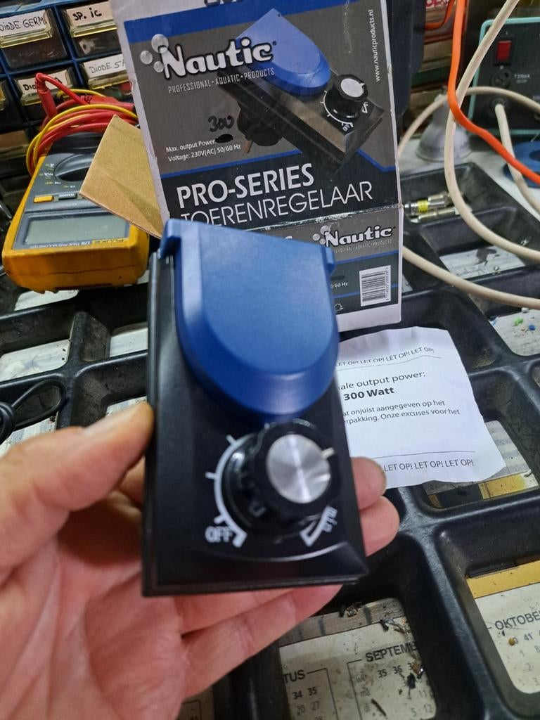 Nautic Pro-Series Toerenregelaar 300W, Doe-het-zelf en Verbouw, Motoren, Ophalen of Verzenden, Nieuw, Elektromotor, Minder dan 1400 rpm