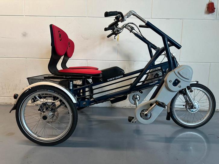 Van Raam Fun2Go elektrische duofiets, 720Wh accu, garantie!, Fietsen en Brommers, Fietsen | Driewielfietsen, Zo goed als nieuw