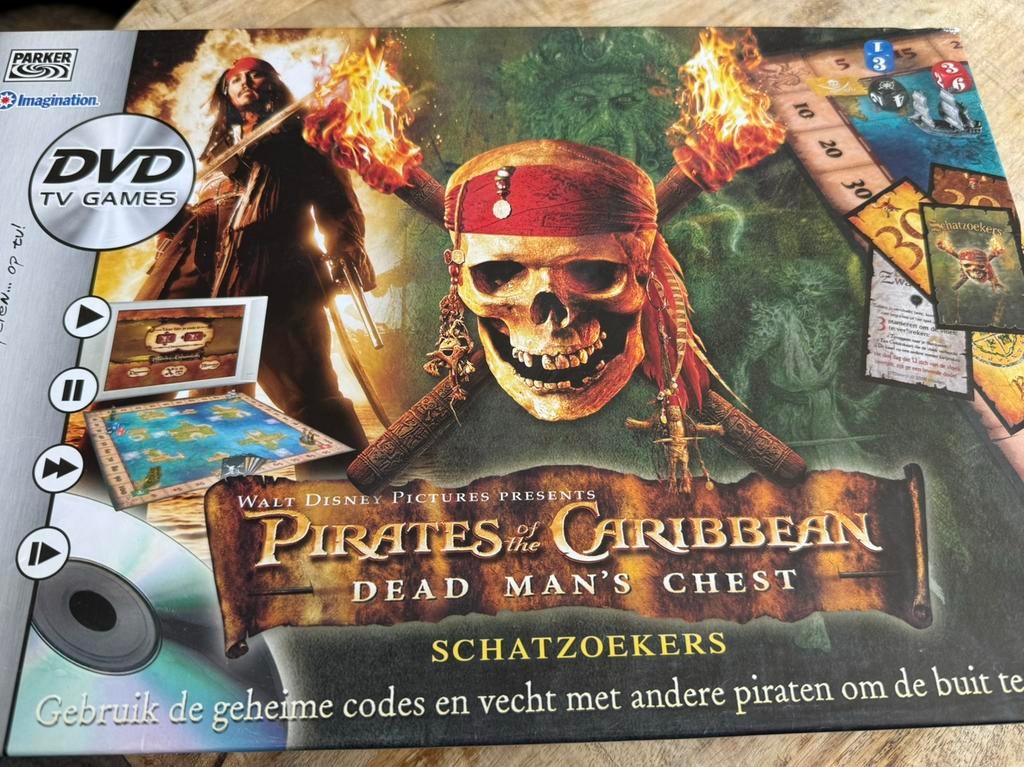 Nieuw! Pirates of the Caribbean: Dead Man's Chest bordspel, Hobby en Vrije tijd, Gezelschapsspellen | Bordspellen, Ophalen of Verzenden