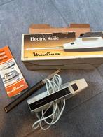 elektrisch mes moulinex, Ophalen of Verzenden, Zo goed als nieuw, Rvs of Chroom