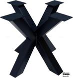 AFGEPRIJSD Spinpoot zwart staal; 80 x 80 x 72h kokerd 10 cm, Ophalen of Verzenden, Nieuw, Overige metalen