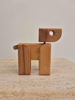 Vintage houten speelgoed hond, Ophalen of Verzenden