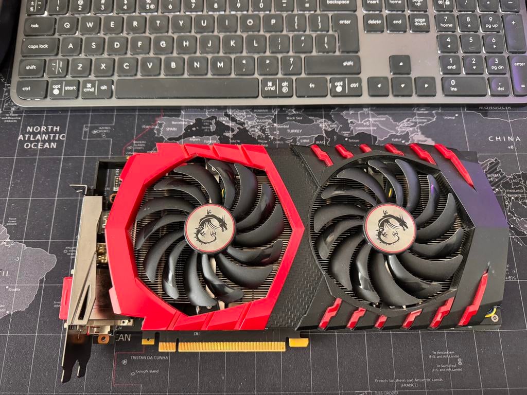 Msi GeForce GTX 1080 Gaming x 8G, Computers en Software, Videokaarten, PCI-Express 3, HDMI, Ophalen of Verzenden, Nvidia