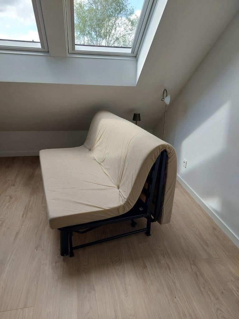 Slaapbank Ikea, Ophalen, Tweepersoons, 140 cm