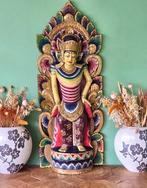 DEWI SRI LAKSHMI BEELD HOUT 101 CM, Ophalen