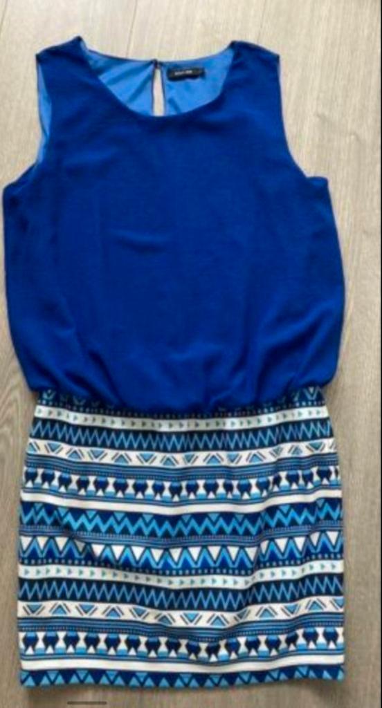 NIEUW Prachtig blauw jurkje , maat L 42 44, Kleding | Dames, Jurken, Nieuw, Maat 42/44 (L), Blauw, Boven de knie, Ophalen of Verzenden