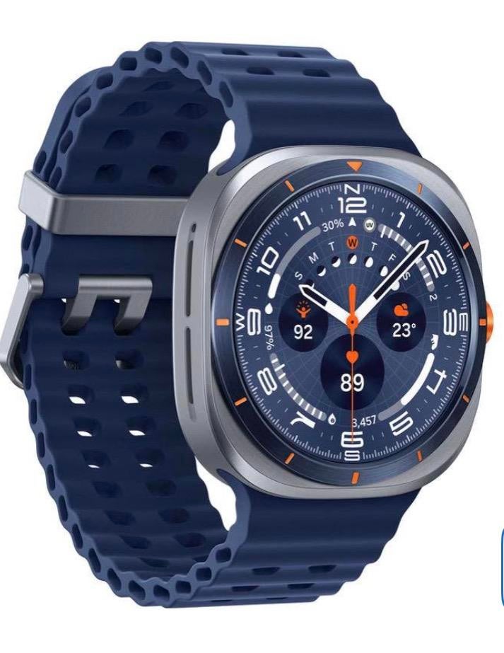 Samsung Watch Ultra (2025) 4G  Blauw 47mm Geseald In Doos, Nieuw, Ophalen of Verzenden, GPS, Android