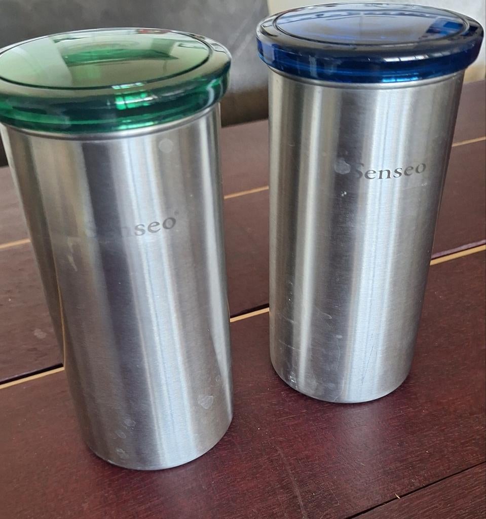 2 Senseo opbergbussen, Ophalen of Verzenden, Gebruikt