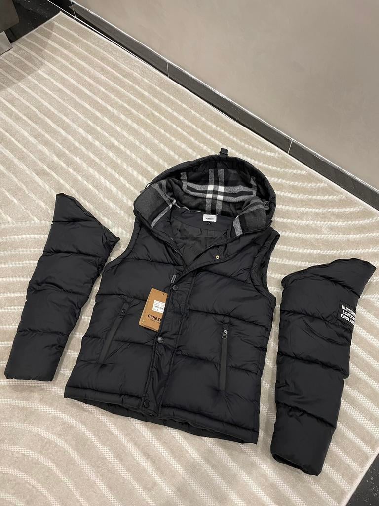 ‼️Burberry puffer jacket | gebruikt 3x aangetrokken | ZGAN‼️, Kleding | Heren, Jassen | Winter, Zo goed als nieuw, Zwart, Ophalen of Verzenden