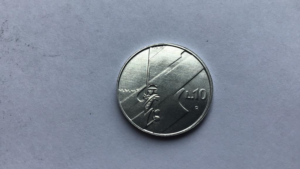 San Marino 10 lire 1990., Ophalen of Verzenden, Overige landen