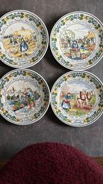 Vier seizoenen borden, Ophalen