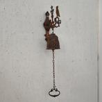 Antiek brocante bel poortbel deurbel tuinbel. Koper, Ophalen of Verzenden