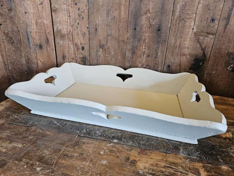 oude mangelbak,dienblad ``WOONWINKEL RUSTIEK``, Huis en Inrichting, Woonaccessoires | Dienbladen, Ophalen of Verzenden, Gebruikt