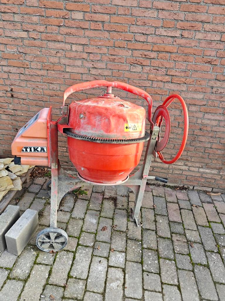 Atika Profi 145 S Betonmolen - Betrouwbaar en Robuust, Ophalen, Gebruikt