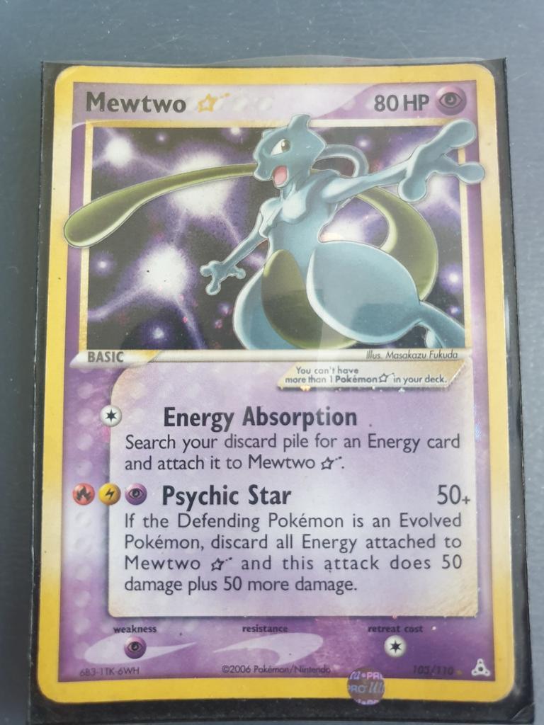 Mewtwo Gold Star 103/110, Ophalen of Verzenden, Zo goed als nieuw