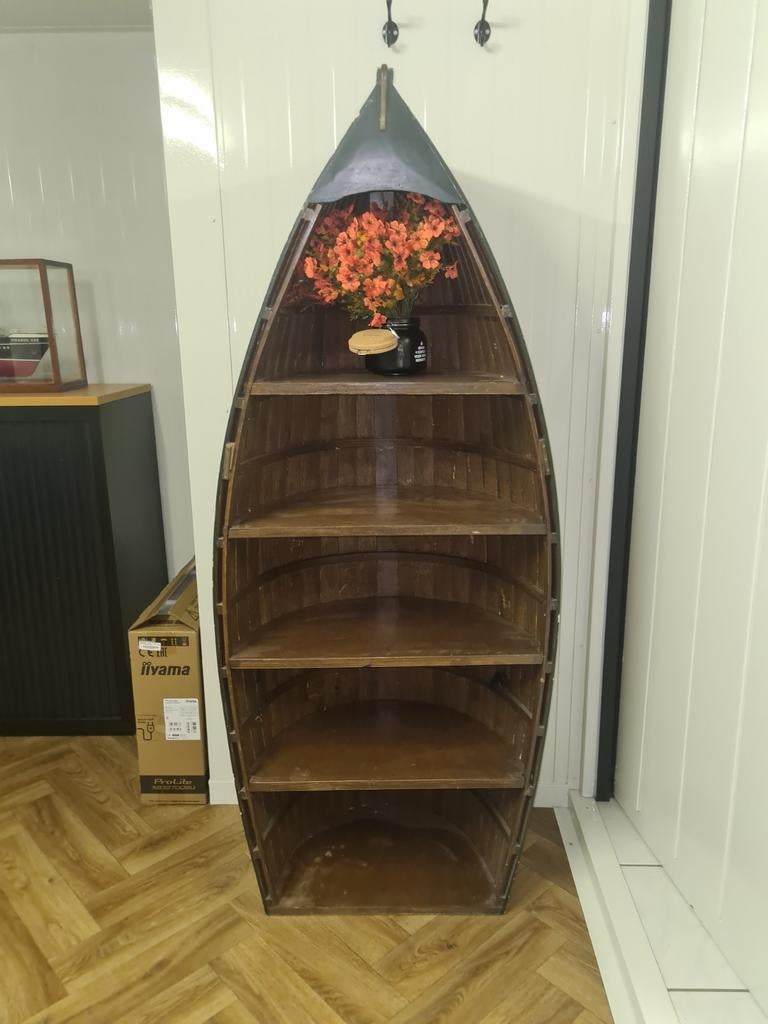 Uniek Kastje in Bootvorm - Decoratief en Functioneel, Watersport en Boten, Ophalen of Verzenden