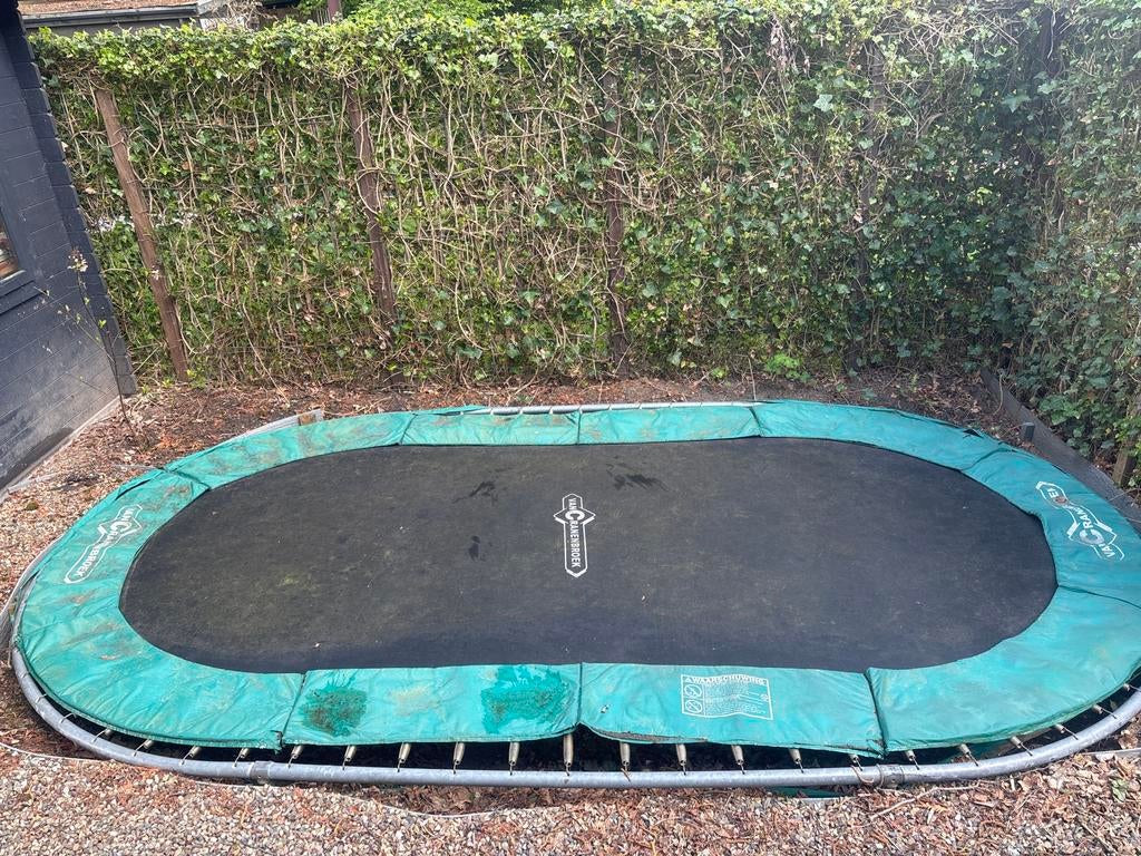 Gedemonteerde Van Cranenbroek trampoline, Ophalen, Gebruikt