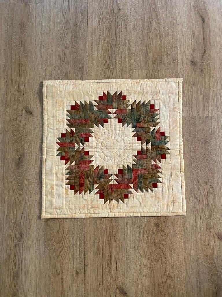 Quilt krans herfstkrans kerstkrans, Huis en Inrichting, Ophalen of Verzenden, Nieuw