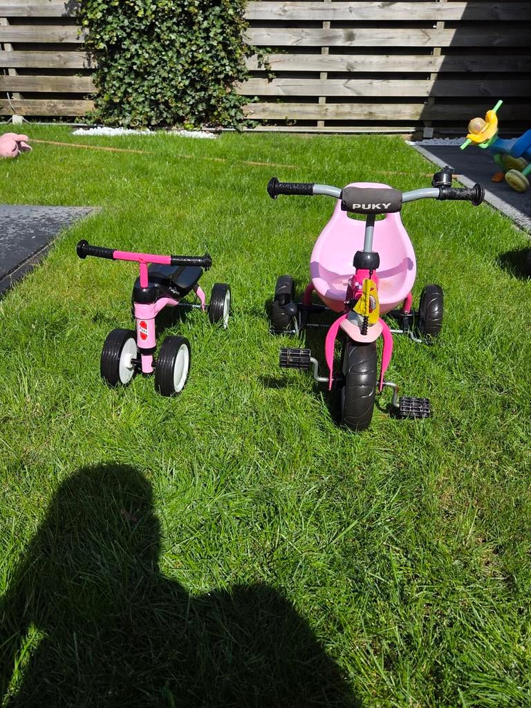 2 Puky kinderfietsen/loopfiets in goede staat, Ophalen, Gebruikt, Puky