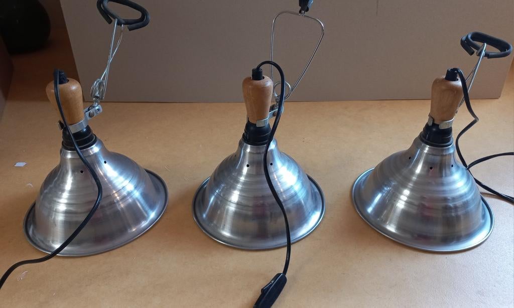 3 x Ikea klemlampen, Ophalen of Verzenden, Zo goed als nieuw