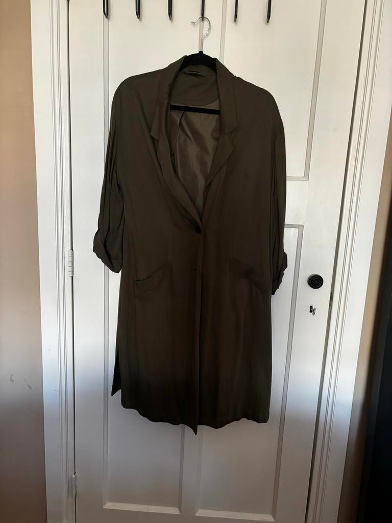 Lange leuke blazer van Bodyflirt, maat 40, Ophalen of Verzenden, Gedragen, Maat 38/40 (M), Groen