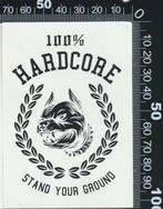 Sticker: Hardcore (67) - 100 Procent Hardcore, Ophalen of Verzenden, Zo goed als nieuw, Bedrijf of Vereniging