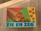 Zie en zeg leuk oud Jumbo spel uit 1960, Ophalen of Verzenden, Gebruikt