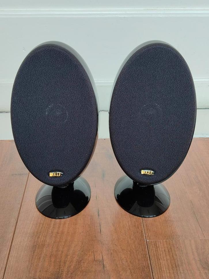Supermooie Kef eitjes - vernieuwde versie, Audio, Tv en Foto, Luidsprekers, Gebruikt, Front, Rear of Stereo speakers, 60 tot 120 watt