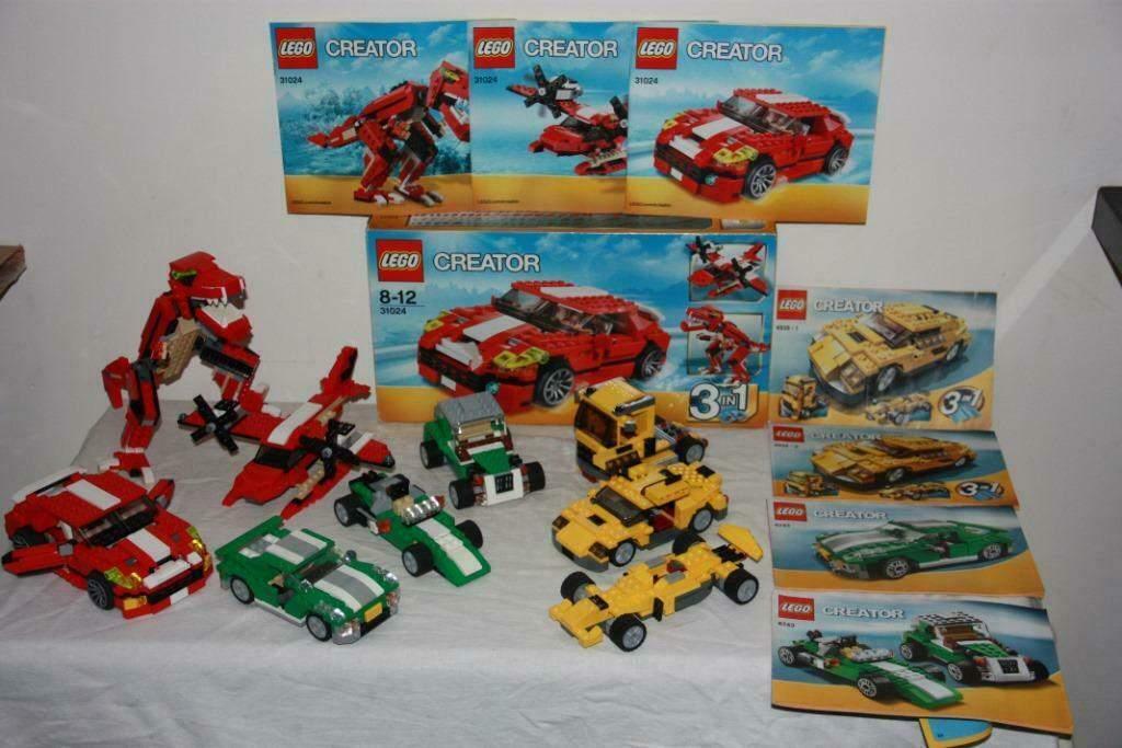 LEGO Creators, Uniek: 3 x 3 sets: 31024, 6743 en 4939, Verzenden, Zo goed als nieuw, Complete set, Lego